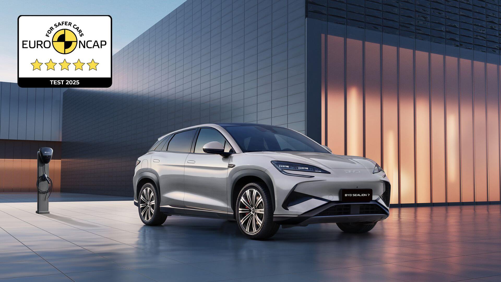 BYD SEALION 7 behaalt maximale Euro NCAP-score van vijf sterren