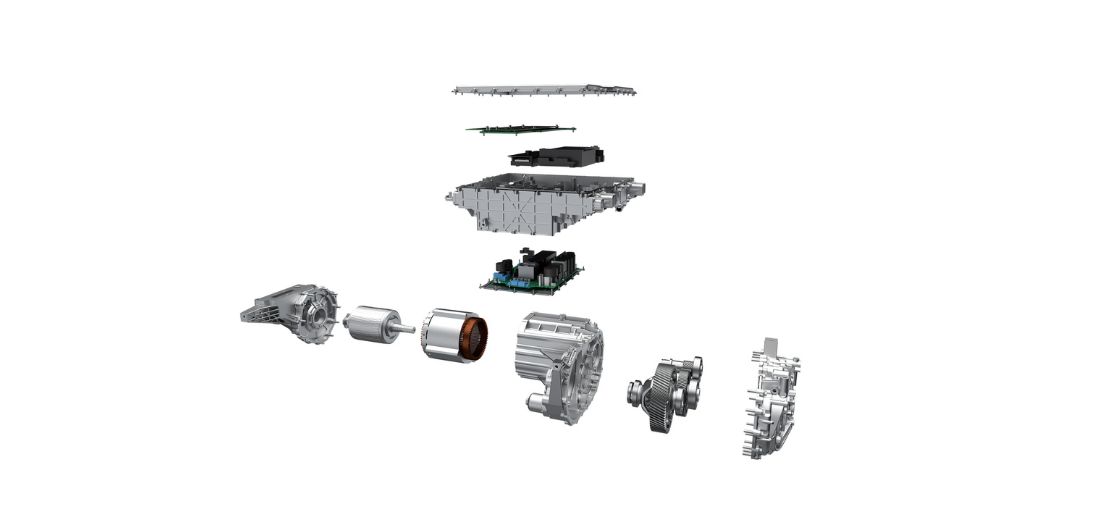 8-in-1 elektrische aandrijflijn